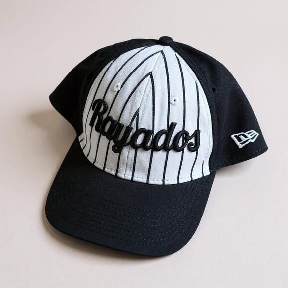 NEW ERA RETRO PINSTRIPE RAYADOS DE MONTERREY SOCCER EMBROIDERED FITTED L/XL CAP - Picture 1 of 6
